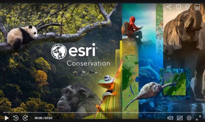 Esri Conservation Webinars intro video