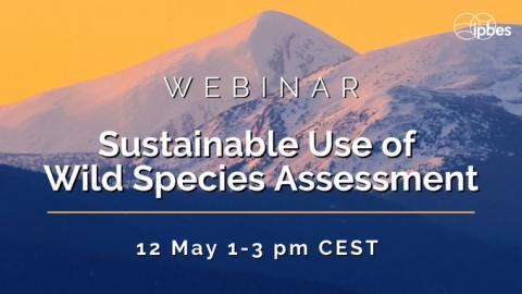 IPBES webinar sustainable use of wild species assessment