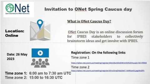 ONet spring Caucus 26 May 2023