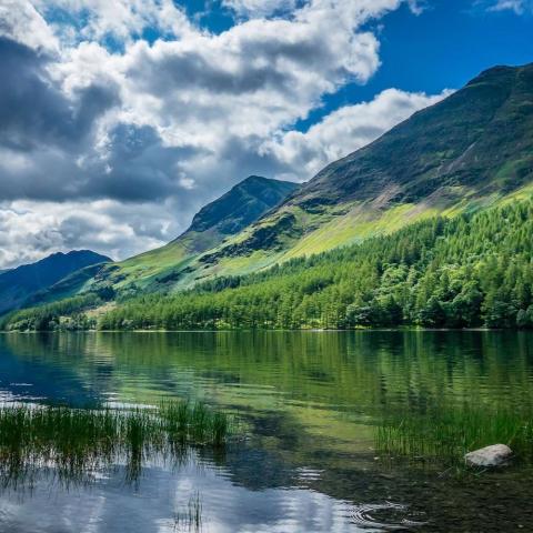 Buttermere Valley in the Lake District, UK